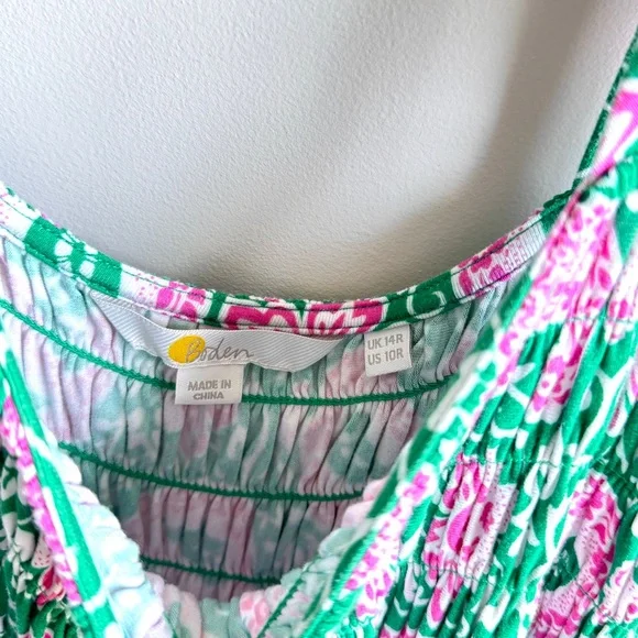 BODEN Peggy Paisley Jersey Maxi Dress Size 10 - Picture 8 of 16